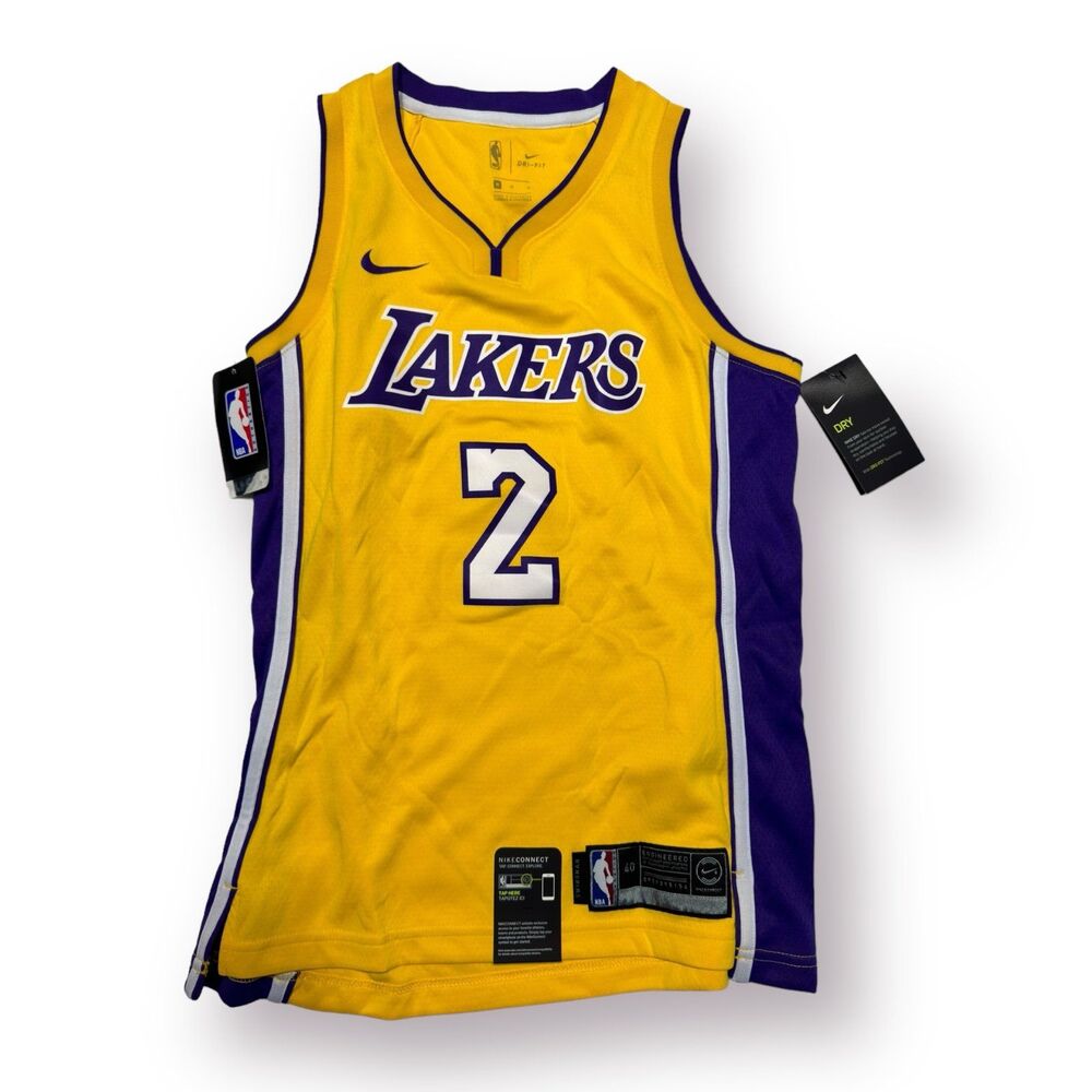 Los Angeles Lakers Lonzo Ball Jersey NBA Nike‎ Icon Edition Swingman Womens Med